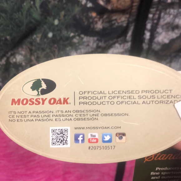 Pink and Camo Fleece Full Zip Wind Jacket - Picture 6 of 8